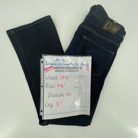 Citizens Of Humanity Men’s Sid Straight Leg Jeans, Tag Sz. 32 (Actual 31 x 32) - Picture 10 of 10